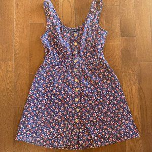 Forever 21 Floral Snap Dress